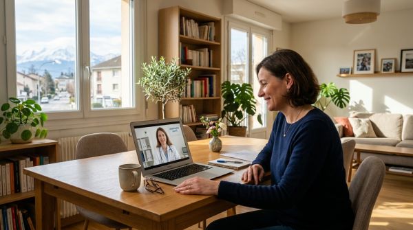 Depuis Annemasse, préparer une téléconsultation pour parler de son alimentation
